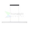 RIVIER LED I függő lámpa  fekete/tej akril 230V LED 24W  3000K