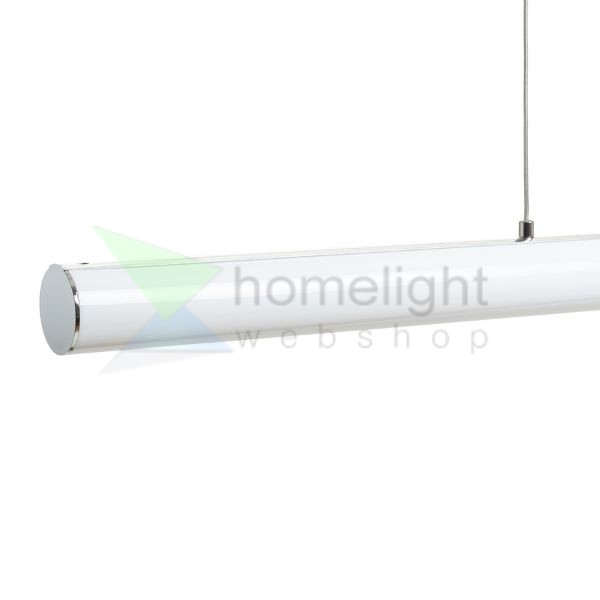 RIVIER LED I függő lámpa króm/tej akril 230V LED 24W 3000K