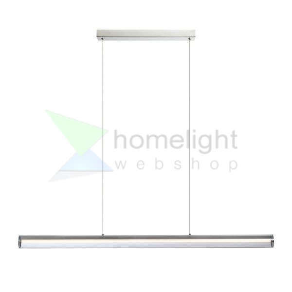 RIVIER LED I függő lámpa króm/tiszta akril 230V LED 24W 3000K