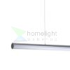 RIVIER LED I függő lámpa króm/tiszta akril 230V LED 24W 3000K