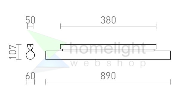 RIVIER LED 89 fali lámpa  króm/tiszta akril 230V LED 18W  3000K