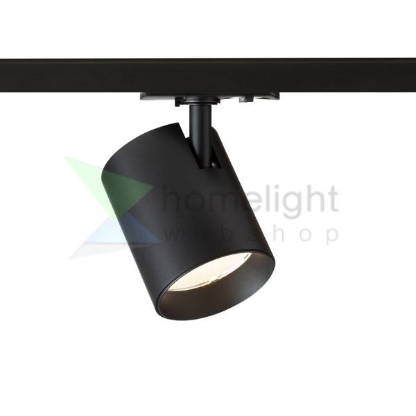 IRIS 7 egy áramkörös sínre fekete  230V LED 10W 24°  3000K