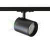 IRIS 7 egy áramkörös sínre fekete  230V LED 10W 24°  3000K