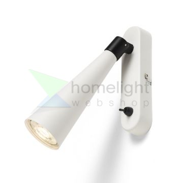 ALEXIS fali lámpa fehér/fekete  230V LED GU10 5W