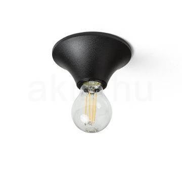 BOY mennyezeti lámpa fekete műanyag 230V LED E27 11W IP44