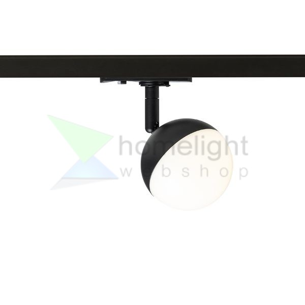 LYRA egy áramkörös sínre fekete tej akril 230V LED 5W  3000K