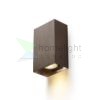 CAPRI RC fali lámpa  csiszolt bronz 230V LED GU10 2x9W
