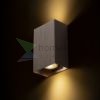 CAPRI RC fali lámpa  csiszolt bronz 230V LED GU10 2x9W