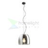 ORLANDO 35 függő lámpa füstös üveg/fekete 230V LED E27 24W