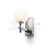 PEGGY fali lámpa króm/opál üveg 230V LED G9 6W IP44