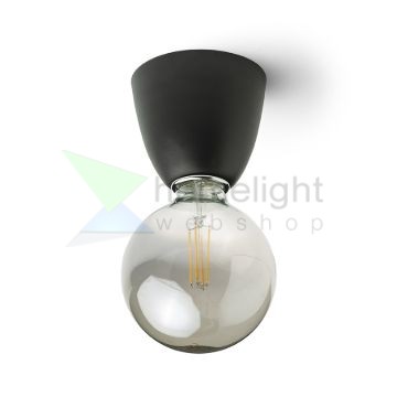 REACH mennyezeti lámpa fekete 230V LED E27 11W