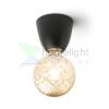 REACH mennyezeti lámpa fekete 230V LED E27 11W