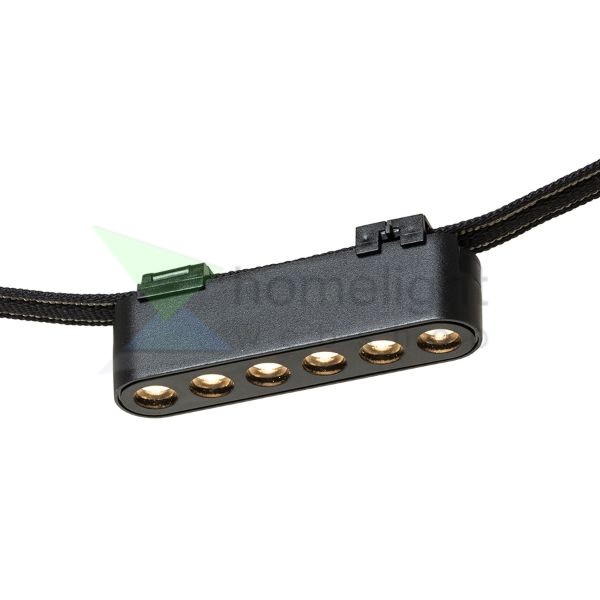 OXANA 11 a WEGA/WAWE rendszerekhez fekete  24= LED 6W 24°  3000K 4000K 6500K