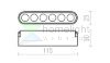 OXANA 11 a WEGA/WAWE rendszerekhez fekete  24= LED 6W 24°  3000K 4000K 6500K