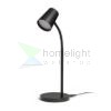 VERINA asztali lámpa fekete  230V LED 4.5W 100°  3000K