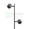 NOVA II állólámpa fekete króm/tej akril 230V LED 2x3.5W 3000K