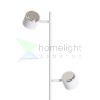 NOVA II állólámpa fehér króm/tej akril 230V LED 2x3.5W 3000K