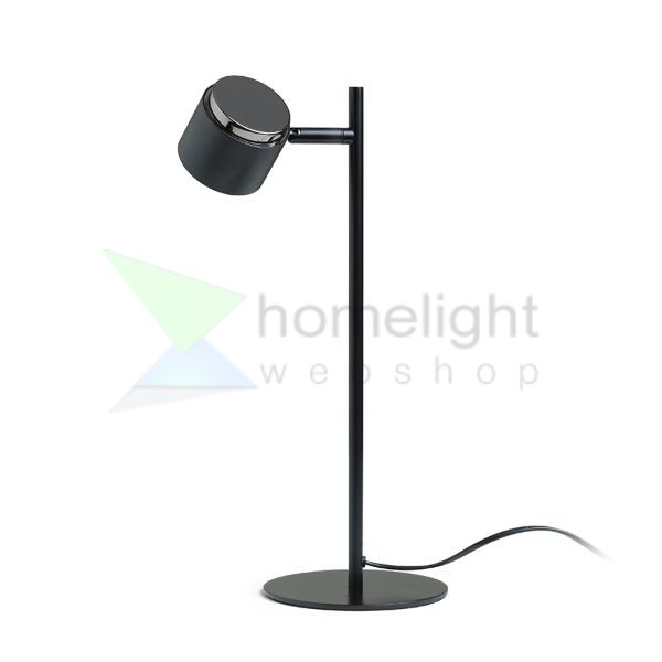 NOVA asztali lámpa fekete króm/tej akril 230V LED 4.2W 3000K