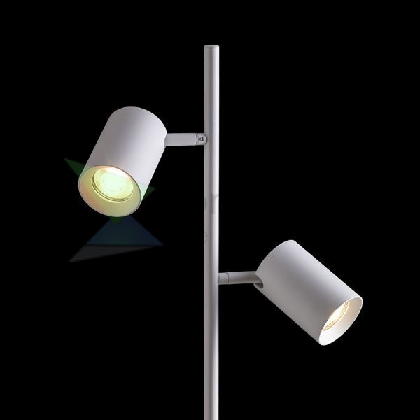 FLYNN II állólámpa fehér  230V LED GU10 2x9W