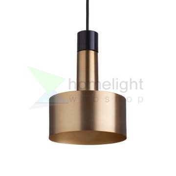 DIVINA függő lámpa sárgaréz/dekoratív fekete márvány 230V LED E27 5W