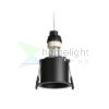 ORCO süllyesztett lámpa fekete 230V LED GU10 9W