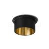 ORTA süllyesztett lámpa fekete/aranysárga 230V LED GU10 9W