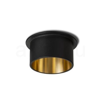 ORTA süllyesztett lámpa fekete/aranysárga 230V LED GU10 9W