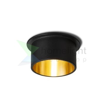 ORTA süllyesztett lámpa fekete/aranysárga 230V LED GU10 9W