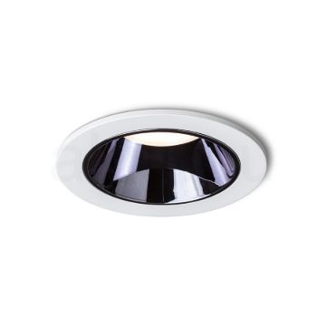 ANSEL süllyesztett lámpa fehér fekete króm 230V LED 12W 60°  3000K