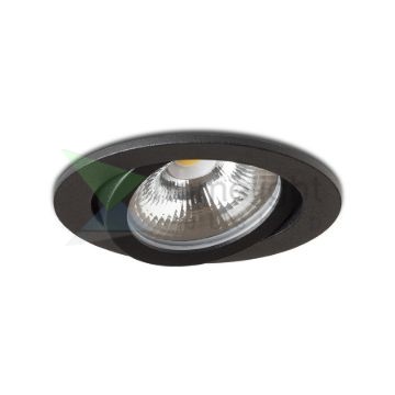 JADE DIMM TO WARM süllyesztett lámpa fekete 230V LED 6W 60° 3000 - 2000K