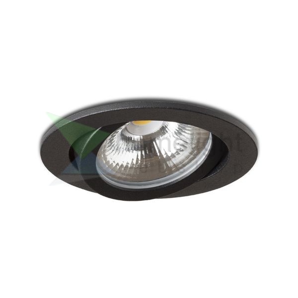 JADE DIMM TO WARM süllyesztett lámpa fekete 230V LED 6W 60° 3000 - 2000K