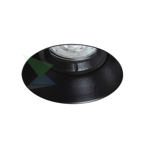 IPSO R IP65 süllyesztett lámpa fekete 230V LED GU10 9W IP65