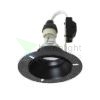 IPSO R IP65 süllyesztett lámpa fekete 230V LED GU10 9W IP65