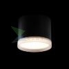 MEMA mennyezeti lámpa fekete szatén akril 230V LED GX53 7W
