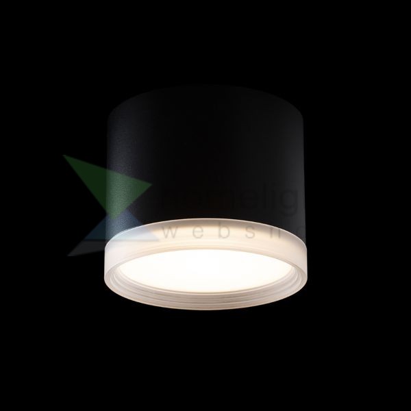 MEMA mennyezeti lámpa fekete szatén akril 230V LED GX53 7W