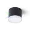 MEMA mennyezeti lámpa fekete szatén akril 230V LED GX53 7W