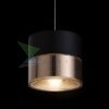 JUNIPER függő behúzható fekete/aranysárga  230V LED 15W 30°  3000K