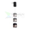 JUNIPER függő behúzható fekete/aranysárga  230V LED 15W 30°  3000K