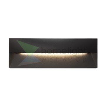 REP 27 süllyesztett lámpa fekete 230V LED 10W 90° IP65 3000K