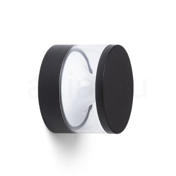 BRENDA felületre szerelhető fekete  230V LED LED 9W IP65  3000K