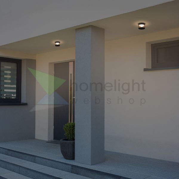 BRENDA felületre szerelhető fekete  230V LED LED 9W IP65  3000K
