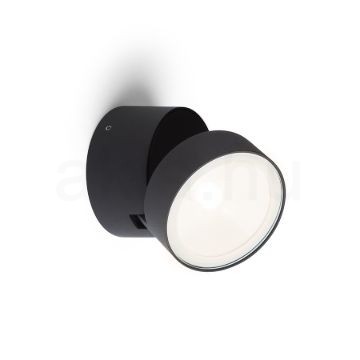 FLAVIO R felületre szerelhető fekete 230V LED 6W 110° IP54 3000K