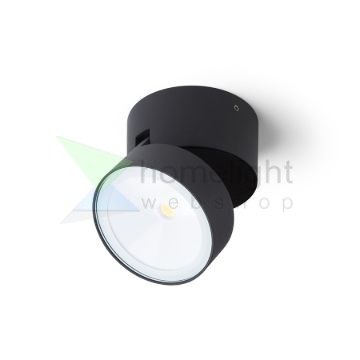 FLAVIO R felületre szerelhető fekete 230V LED 6W 110° IP54 3000K