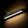 ASTER 50 fali lámpa fekete tej akril 230V LED 2x10W IP65 3000K