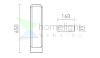 BONN 65 állólámpa feketésszürke  230V LED 7W 120° IP65  3000K