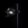 KATONA állólámpa / leszúrható spot lámpa fekete  230V LED 7W 70° IP54  3000K
