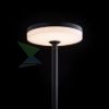 SEMPLICE 80 állólámpa / leszúrható spot lámpa fekete matt akril 230V LED 12W IP54  3000K