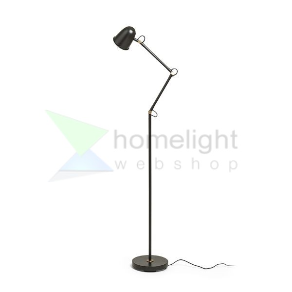 DANNY állólámpa fekete sárgaréz 230V LED E14 5W