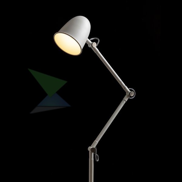 DANNY állólámpa fehér matt nikkel 230V LED E14 5W