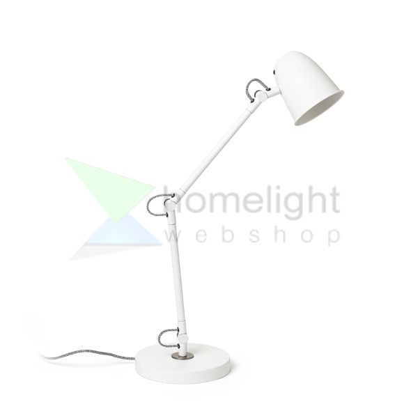 DANNY asztali lámpa fehér matt nikkel 230V LED E14 5W